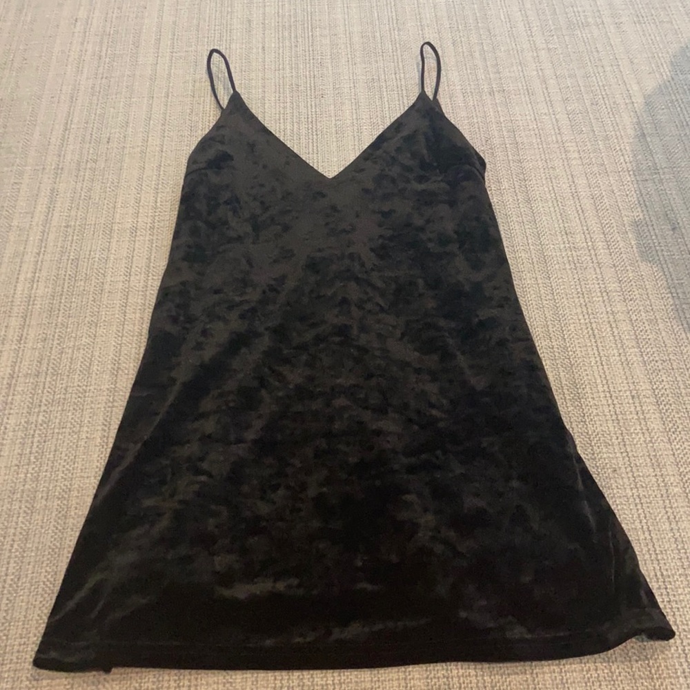 Pacsun Black Velvet Dress *NEW*